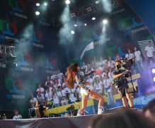 Ruslana performed at Kyiv’s EURO 2012 fan-zone   